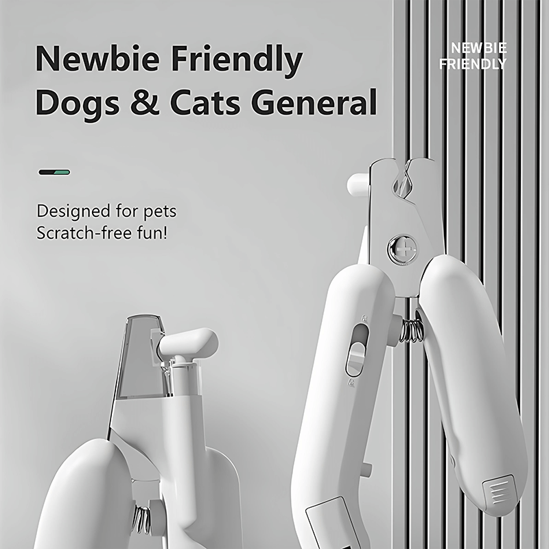 Professional Lighted Anti-Cut Pet Nail Clipper