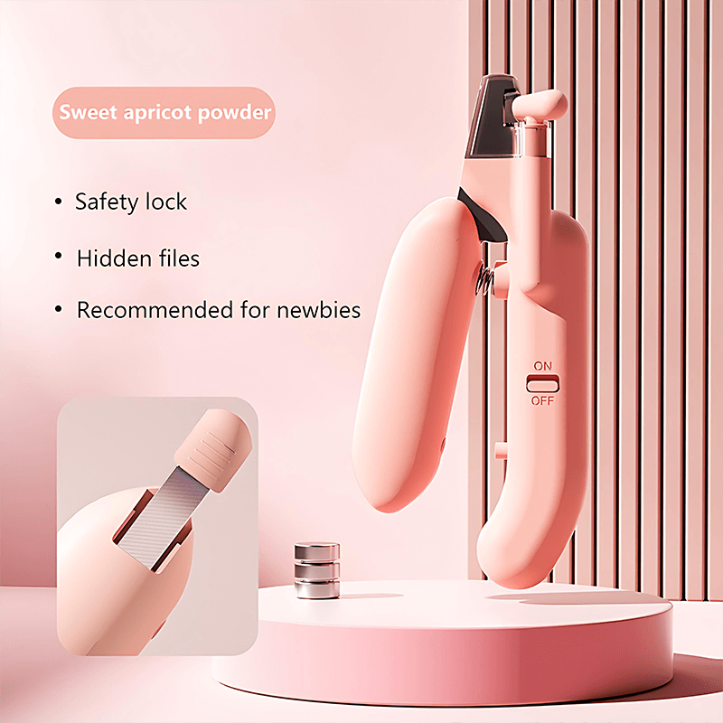 Professional Lighted Anti-Cut Pet Nail Clipper