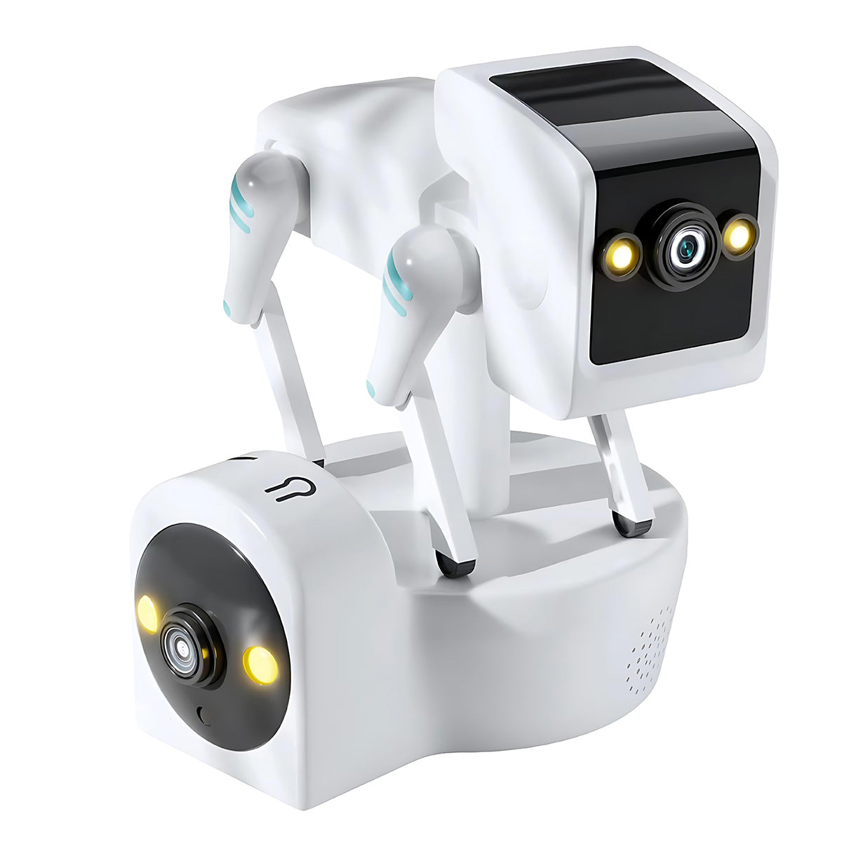 Robot Dog Design Pet Camera | Dual Lens & Free Cloud Storage