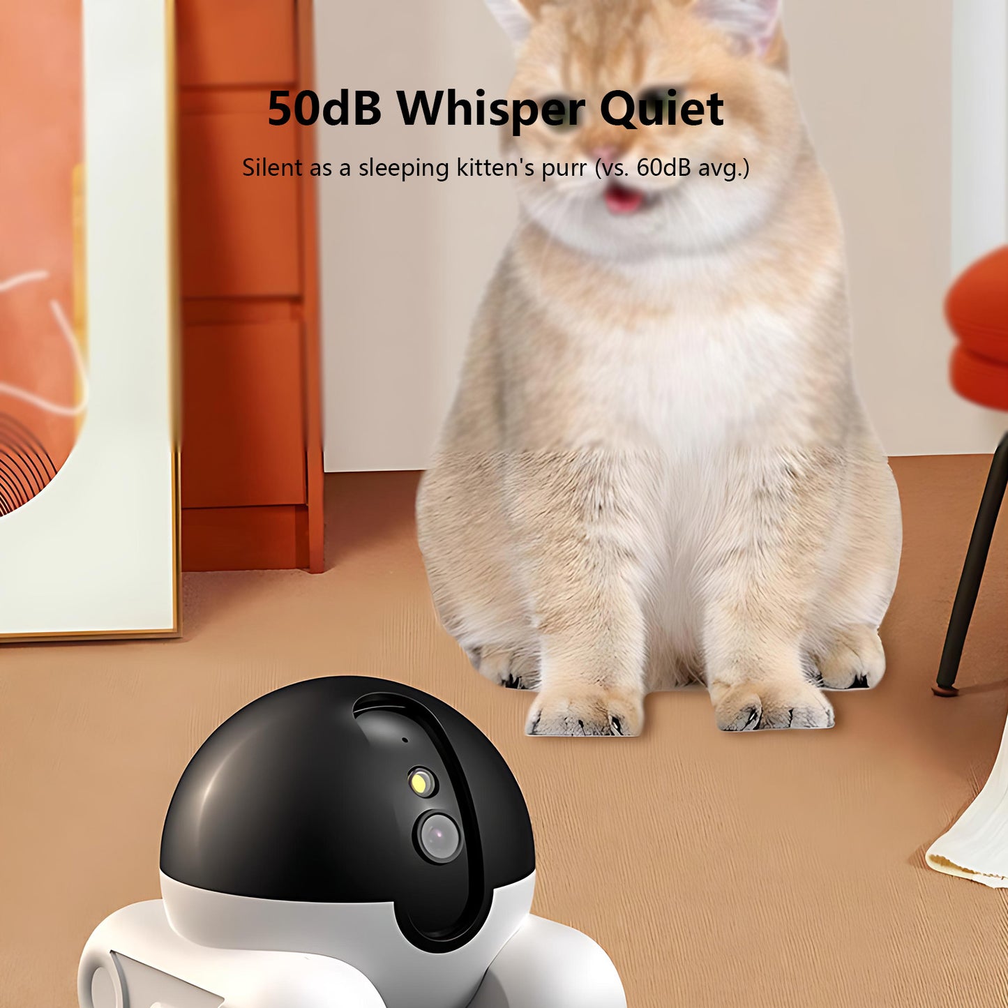 Remote Control Car Design Pet Camera | Movable & 7-Day Battery