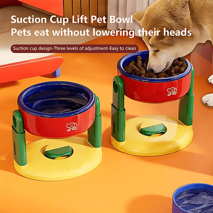 Suction Cup Adjustable Lifting Dog Bowl Buy 1 Get 1 Free